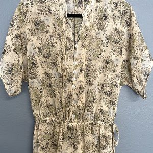 Flowered Blouse